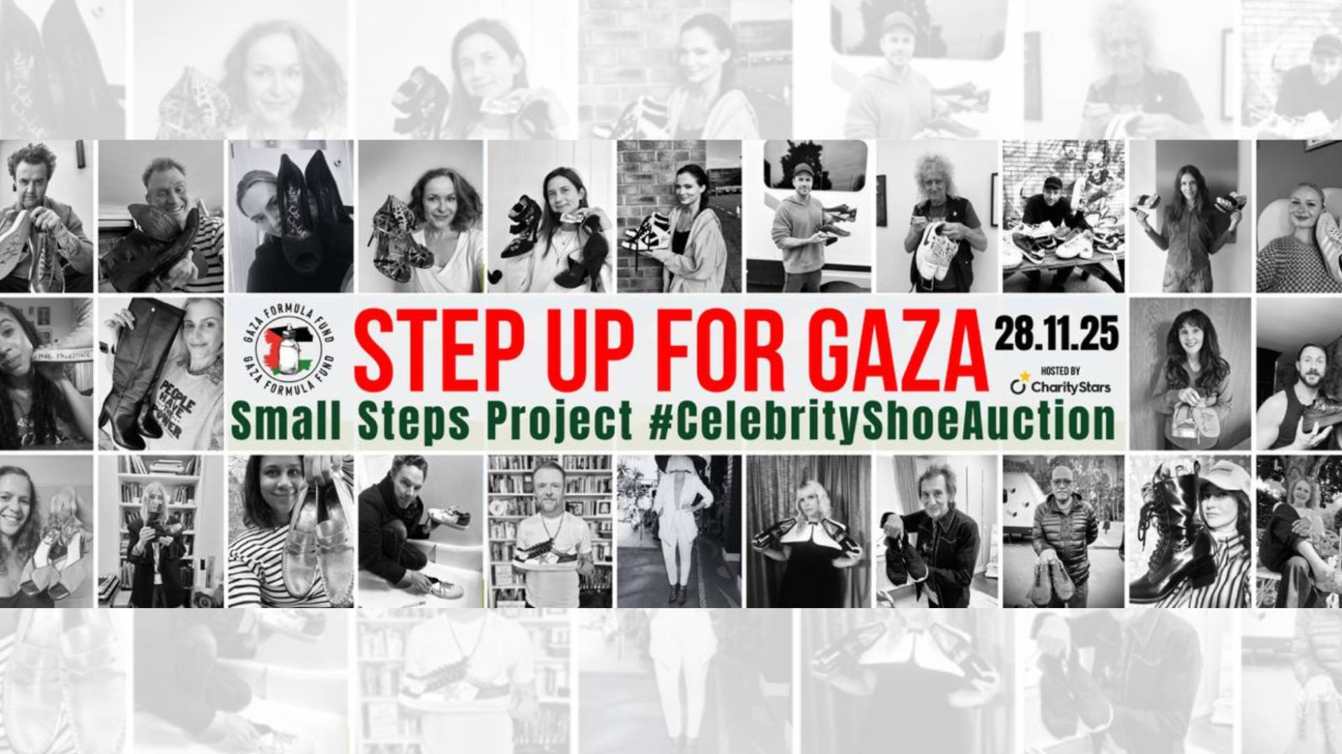 Celebrities rally for Gaza children in auction to deliver shoes