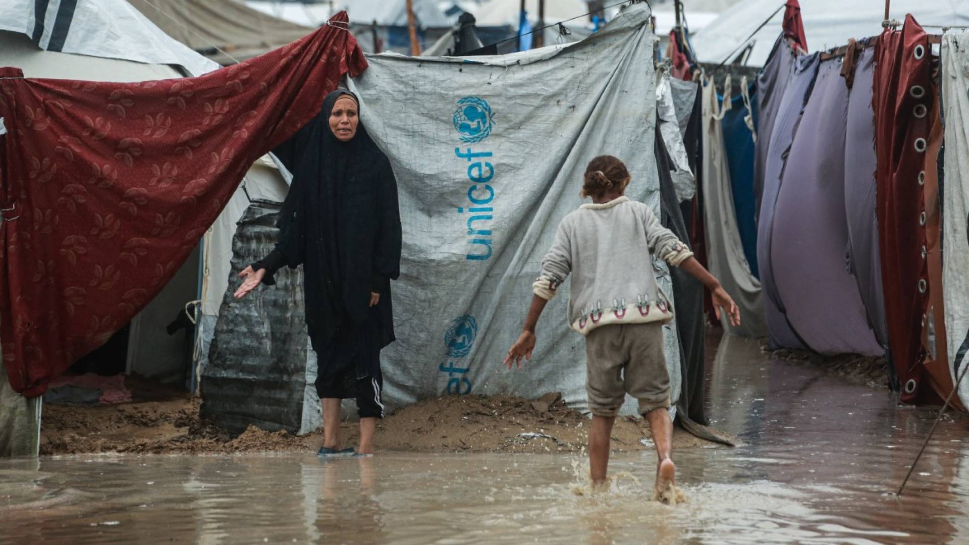 "Another layer of misery": UNRWA warns Gaza storm worsens suffering for Palestinians