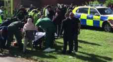 Six injured as car hits crowd celebrating Eid in north England city