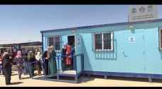 Syrian refugees attend Zaatari Camp's first ever job fair