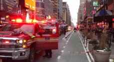 New York Police reports three injuries in an explosion near Times Square, New York