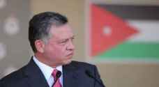 King advises progress of the two-state solution