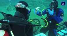 Jordanian diver to spend three continuous days underwater