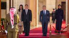 King Abdullah receives Macedonian President, Gjorge Ivanov