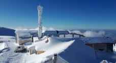 Watch snow blankets Mount Hermon