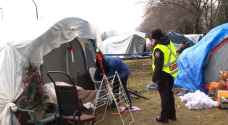 Canadian police dismantle homeless camp in Montreal
