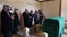 Prince Hamzah seen with King Abdullah at late HM Hussein's tomb