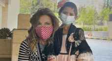 Princess Ghida shares picture with child cancer patient