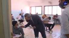 Education Minister visits  exam halls on first day of Tawjihi exams