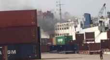 Fire breaks out on ship docked in Beirut port: Lebanese media