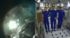 Chinese astronauts set up new lab on space station