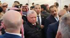 King attends funeral of Captain Ghaith Al-Rahahleh