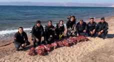 Divers collect 300 kg of marine waste in Aqaba