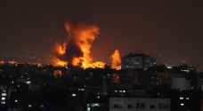 Israeli Occupation bombs sites in Gaza