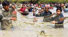 Cambodians celebrate traditional fishing methods at annual ceremony