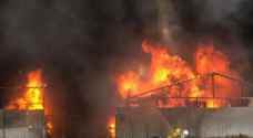 Firefighters extinguish junkyard fire in Aqaba