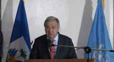 UN chief, in Haiti, says 'not the time to forget' troubled nation