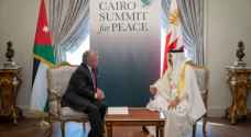 King, Bahrain monarch urge stepping up Arab efforts to stop war on Gaza
