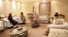 King receives Pakistan army chief