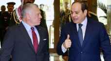 King, Egypt president reaffirm rejection of attempts to liquidate Palestinian issue