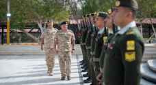 King reaffirms his confidence in role of Border Guard Forces in defending Jordan