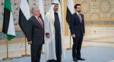 King, Crown Prince receive UAE president in Amman