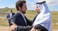 Crown Prince Hussein meets Mafraq dignitaries