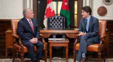 King meets Canada PM, stresses need to work towards Gaza ceasefire