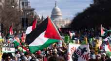 Massive march in Washington demands Gaza ceasefire