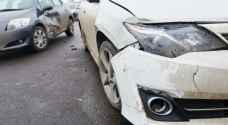 Seven injuries in four-vehicle-collision on Irbid-Amman highway