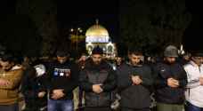 Thousands attend Tarawih prayers at Aqsa Mosque despite Israeli Occupation restrictions