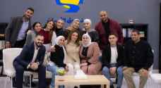 Queen Rania visits offices of Al Aman Fund for the Future of Orphans