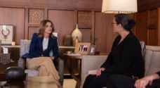 Queen Rania discusses Gaza crisis with Save the Children CEO
