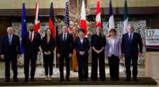 G7 foreign ministers call for de-escalation in Middle East