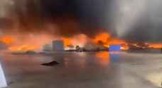 VIDEO - Huge fire breaks out in “Israeli” military base