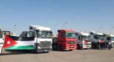 Jordan sends 91 new food aid trucks to Gaza