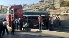 Water tank accident leaves two injured in Amman