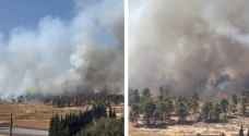 Massive fire engulfs Amman National Park