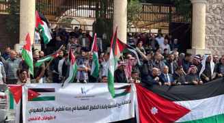 Jordanians rally in support of Gaza for 21st consecutive ....