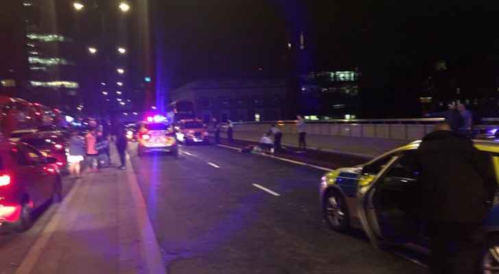 Police in London called to incident at London Bridge where at least one person has been killed (Image source:Twitter)