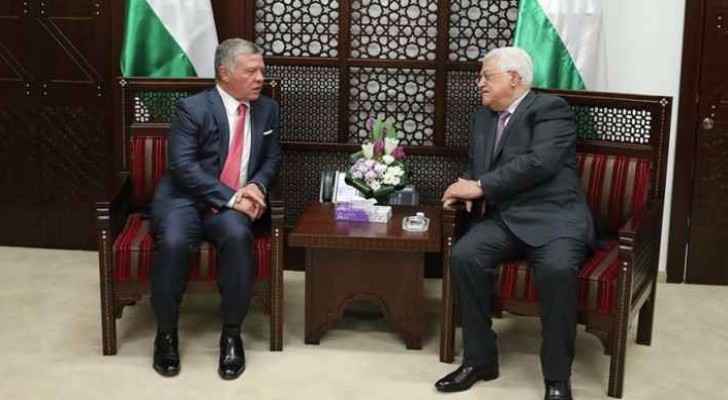 The meeting marks the first time King Abdullah has visited Ramallah for five years. (File photo) 
