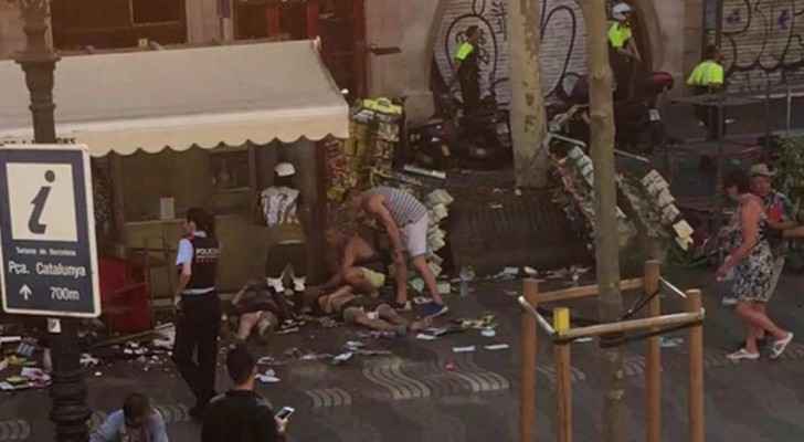 One dead, 32 injured after van drives into crowd in Barcelona in suspected 'terror attack'