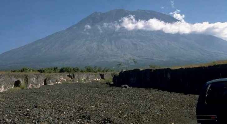 Mount Agung in 1989, 26 years after it erupted and killed more than a 1000 people.