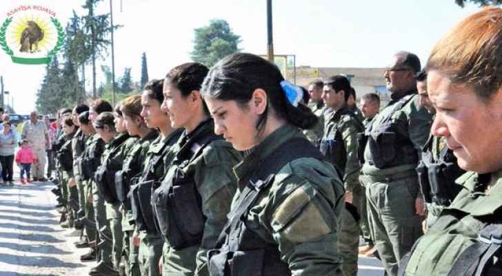 Members of Kurdish security foces,  Asayish. (Twitter) 