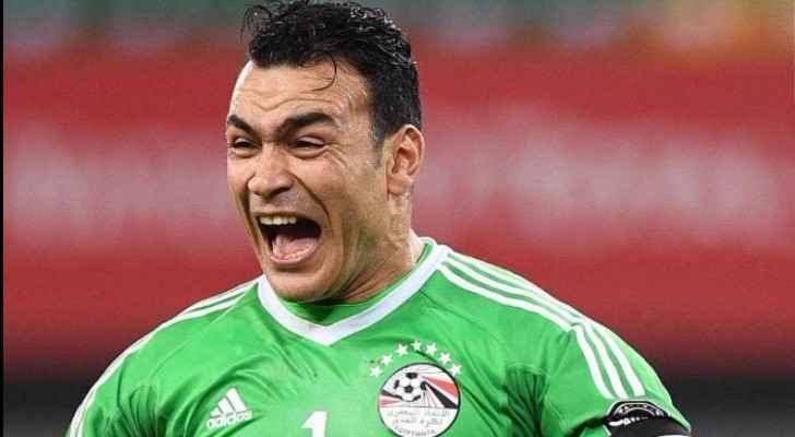 44 year-old Essam El-Hadary is celebrating win on Congo. (Twitter)