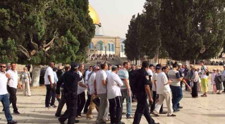 Israeli extremist break into Al Aqsa Mosque during Jewish  Sukkot Holiday. 