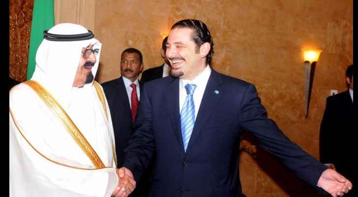 Former Prime Minister Saad al-Hariri during a visit to Saudi Arabia in 2014  (Ya Libnan)