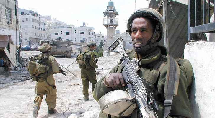 Israeli soldiers in Nablus. (Wikimedia Commons)