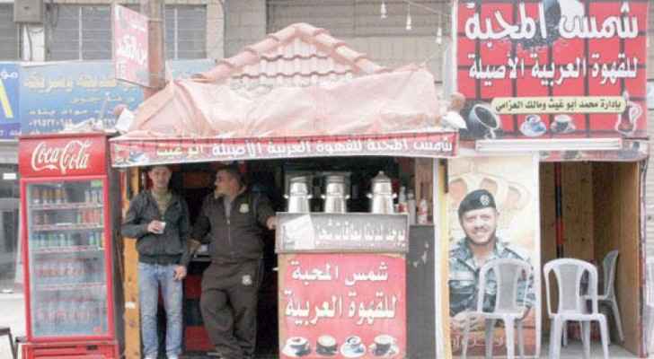 These coffee stalls are extremely popular in Jordan. (Aawsat.com)
