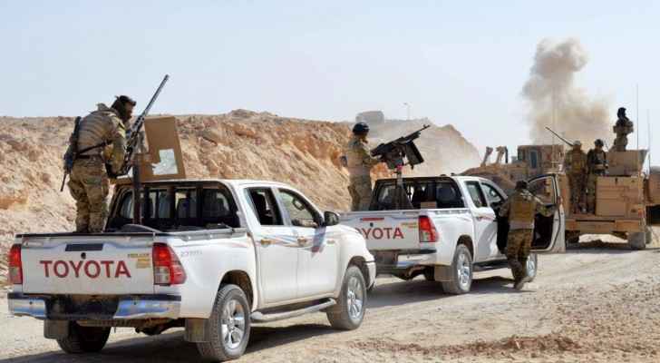 Iraqi forces vehicles (Reuters)